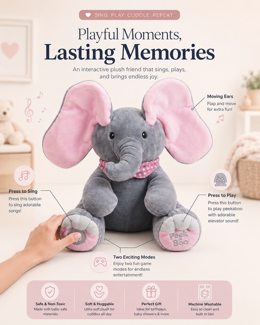Peeka - boom - elephant toy
